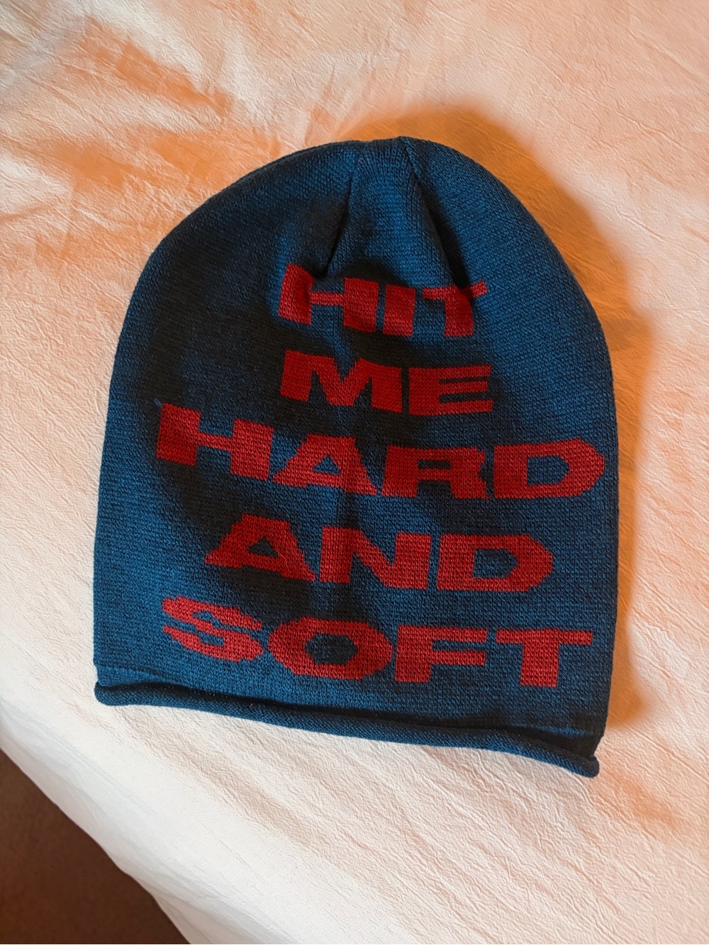 Billie Eilish HIT ME HARD AND SOFT Navy beanie
